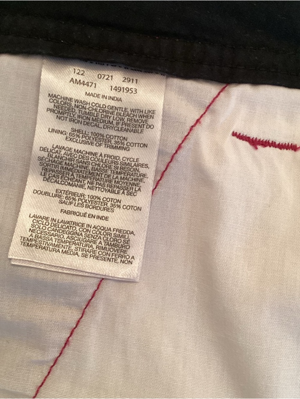 Columbia Men’s Red Chino Shorts 10” Inseam Cotton Flat Front - Picture 8 of 8